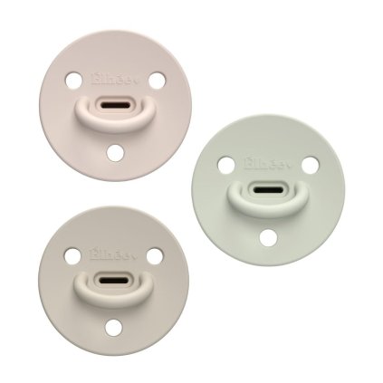 ÉLHÉE Silikonové dudlíky 3 ks 0 - 6 měsíců Billie