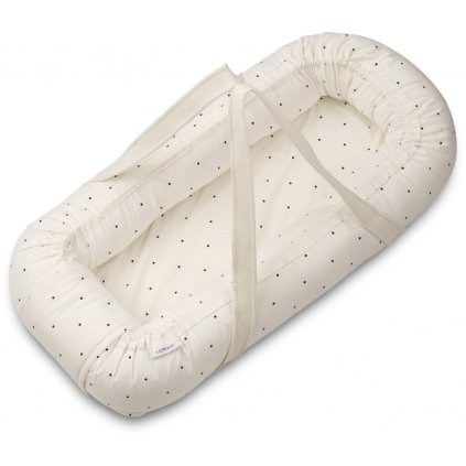 LIEWOOD Gro Babylift/Baby nest Classic Dot Creme de la Creme