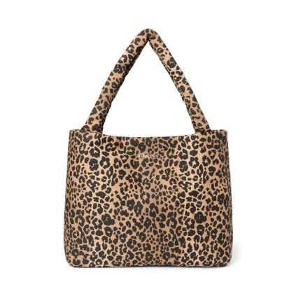 STUDIO NOOS Taška Mom Bag Cotton Brown Leopard