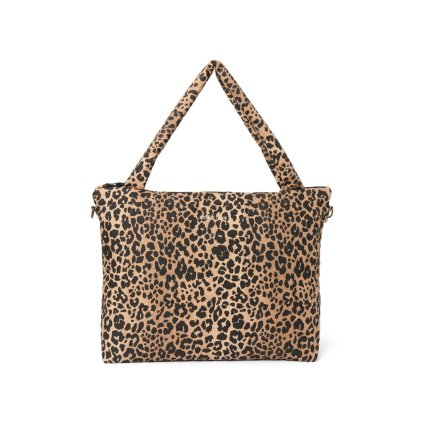 STUDIO NOOS Diaper Bag Cotton Brown Leopard