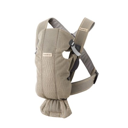 BABYBJÖRN Nosítko Mini Grey beige 3D Mesh