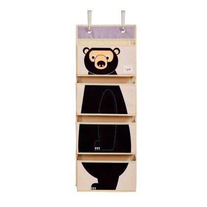 3 SPROUTS Závěsný organizér Bear Black