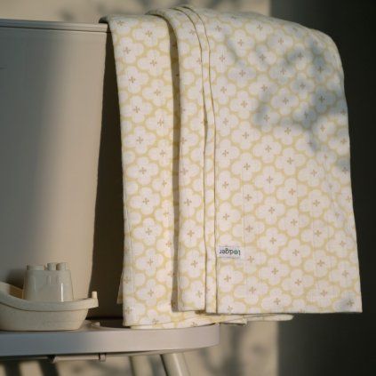 LODGER Swaddler Solid Matcha 2balení 110 x 110 cm Butter
