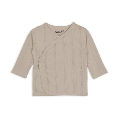 LODGER Zavinovací kabátek Pointelle Shell