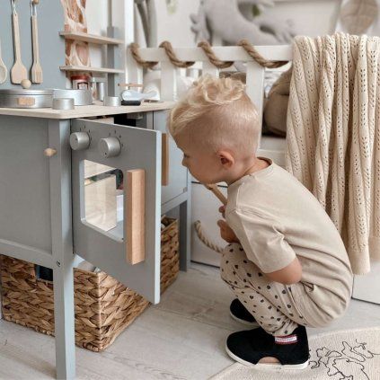 JABADABADO Kuchyňka šedá