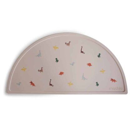 MUSHIE Silikonové prostírání Dinosaurs