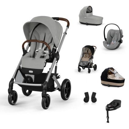 CYBEX Balios S Lux Travel System XL Stone Grey