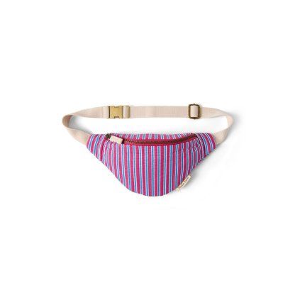 STUDIO NOOS Kabelka Poplin Mini Fanny Raspberry Striped