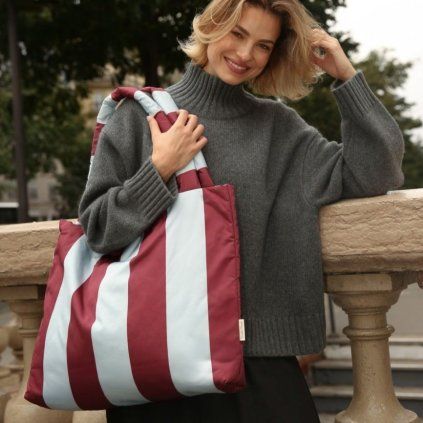 STUDIO NOOS Taška Puffy Mom Bag Bolt Stripe