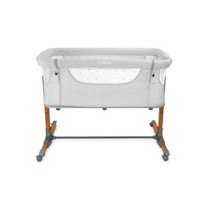 MOMI Postýlka Smart Bed 4v1 Světle šedá