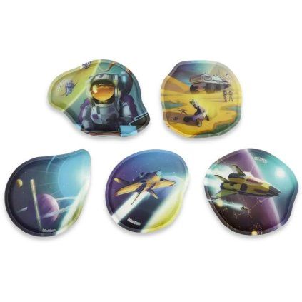 ERGOBAG Ozdoby na batoh Contour Kletties Set Sky Space