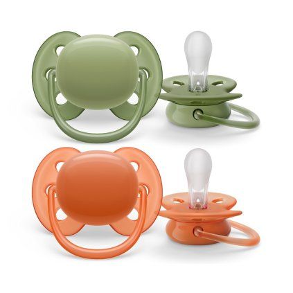 AVENT Šidítko Ultrasoft Premium neutral 18m+ 2 ks