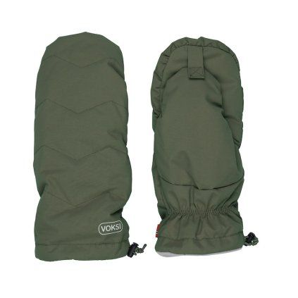 VOKSI Stroller Mitten Thyme Green/Light Grey