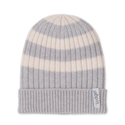 LODGER Čepice Stripe Merino Storm