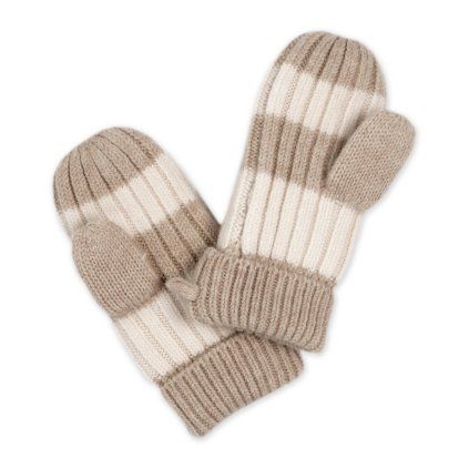LODGER Rukavice Stripe Merino Beige