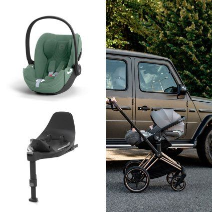 CYBEX Platinum Set Cloud T i-Size Plus + Base T Leaf Green
