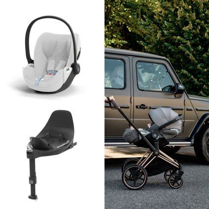 CYBEX Platinum Set Cloud T i-Size Plus + Base T Platinum White