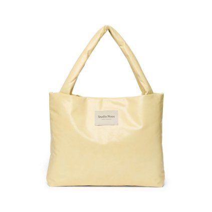 STUDIO NOOS Leather Mom Bag Butter Yellow
