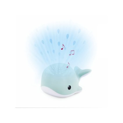 ZAZU Noční projektor s melodiemi Velryba Wally modrá