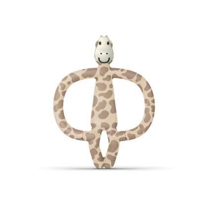 MATCHSTICK MONKEY Kousátko a zubní kartáček Giraffe teether - Žirafa