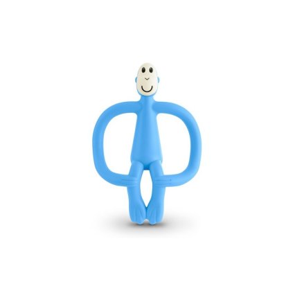 MATCHSTICK MONKEY Kousátko a zubní kartáček Světle modrá