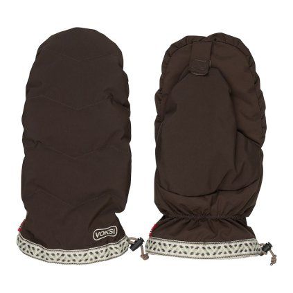 VOKSI Stroller Mitten Snow Limited Chocolate