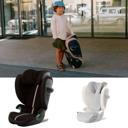 CYBEX Solution G2 i-Fix Plus Moon Black a letní potah