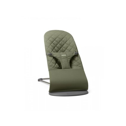 BABYBJÖRN Lehátko Bliss Dark green Woven tmavě šedá konstrukce