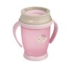 LOVI Hrníček junior 360 Retro Baby new s úchyty růžový 250 ml