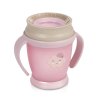 LOVI Hrníček mini 360 Retro Baby new s úchyty růžový 210 ml