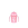 TWISTSHAKE Hrnek učící 230ml pastelově růžová 4m+
