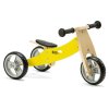 NICKO Dřevěné odrážedlo 2v1 mini Žluté