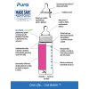 PURA Nerezová kojenecká lahev 325 ml aqua