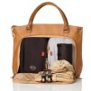 PACAPOD Mirano kabelka i přebalovací taška světle hnědá