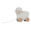 LITTLE DUTCH Tahací ovečka dřevěná Farma