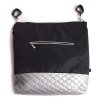 PINKIE Velká taška na kočárek Black Silver