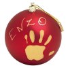 BABY ART Ozdoba Christmas Ball Red