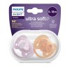 AVENT Šidítko Ultrasoft Premium Zvířátko 6-18 m dívka, 2 ks