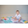 TAF TOYS Hrací deka I love pastelové barvy