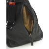 STORKSAK Přebalovací taška Noa Leather Black