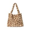 STUDIO NOOS Taška Mom Bag Leopard Teddy Ecru