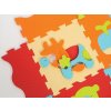 LUDI Puzzle pěnové 120x120 cm Zvířátka