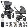 EASYWALKER Cenově zvýhodněný set XXL kočárek kombinovaný Jimmey Air Iris Grey s příslušenstvím