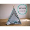 VIGVAM DESIGN Teepee Stars Mint pětiúhelníkové