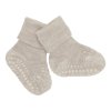 GOBABYGO Protiskluzové ponožky Merino Wool Sand