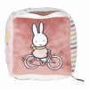 LITTLE DUTCH Kostka textilní králíček Miffy Fluffy Pink