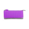 PIXELBAGS Pixelový penál 02 šedo-fialový