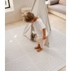 TODDLEKIND Prettier Hrací podložka Puzzle Linear Linen 120 x 180 cm
