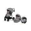 LIONELO Kombinovaný kočárek 3v1 Mari Tour Grey Stone