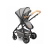 LIONELO Kombinovaný kočárek 3v1 Amber Grey Stone